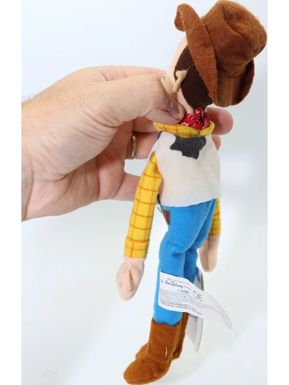 VTG 1995 Disney Parks Pixar Toy Story Mini Bean Bag Sheriff Woody Plush 9